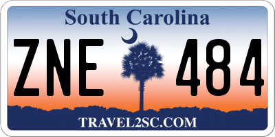 SC license plate ZNE484