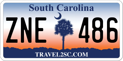 SC license plate ZNE486