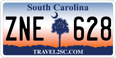 SC license plate ZNE628