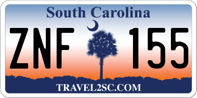 SC license plate ZNF155