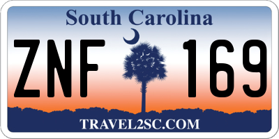 SC license plate ZNF169
