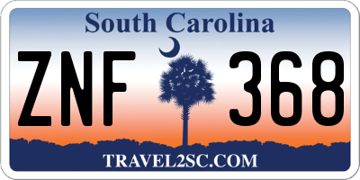 SC license plate ZNF368
