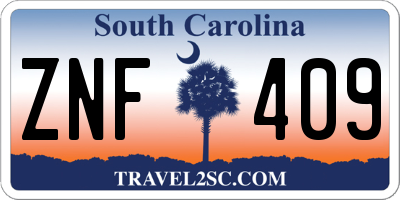 SC license plate ZNF409