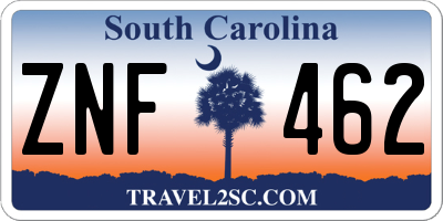 SC license plate ZNF462