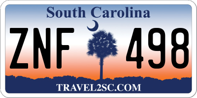 SC license plate ZNF498