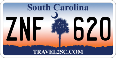 SC license plate ZNF620