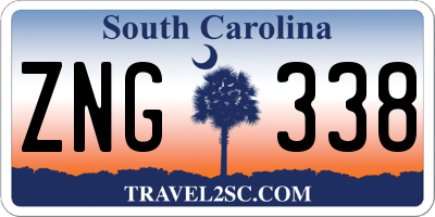 SC license plate ZNG338