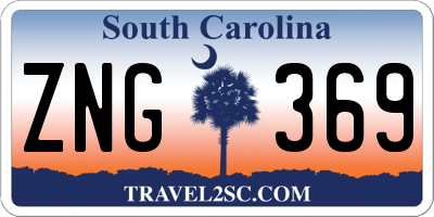 SC license plate ZNG369
