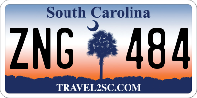SC license plate ZNG484