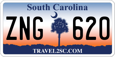 SC license plate ZNG620