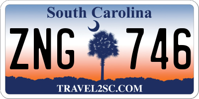 SC license plate ZNG746