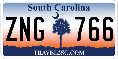 SC license plate ZNG766