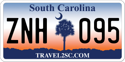 SC license plate ZNH095
