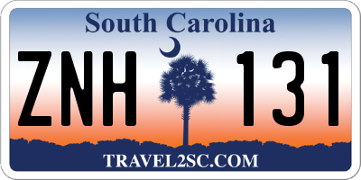 SC license plate ZNH131