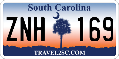 SC license plate ZNH169