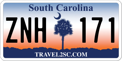 SC license plate ZNH171
