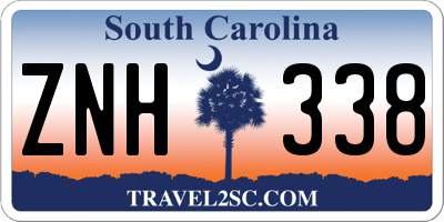 SC license plate ZNH338