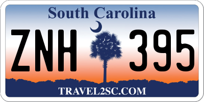 SC license plate ZNH395