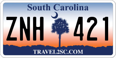 SC license plate ZNH421
