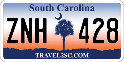 SC license plate ZNH428
