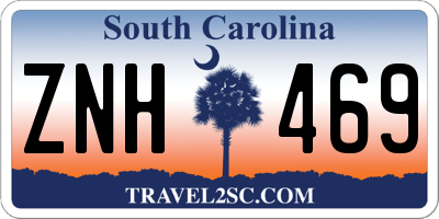 SC license plate ZNH469