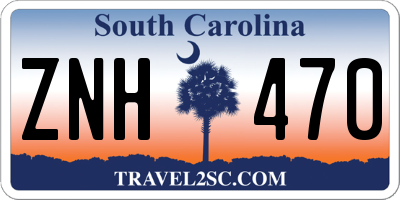 SC license plate ZNH470