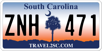 SC license plate ZNH471