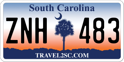SC license plate ZNH483