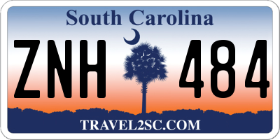 SC license plate ZNH484