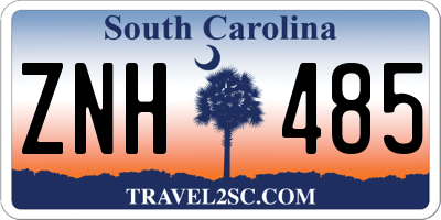 SC license plate ZNH485