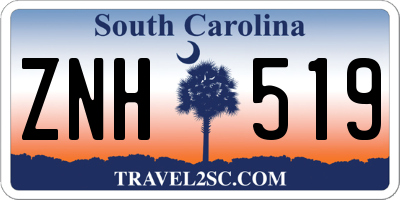 SC license plate ZNH519