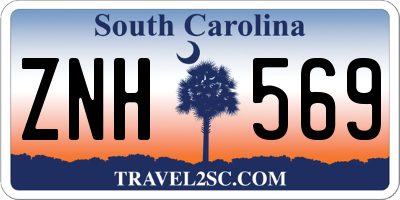 SC license plate ZNH569