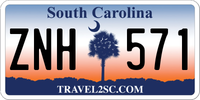 SC license plate ZNH571