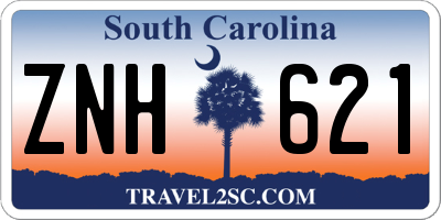 SC license plate ZNH621