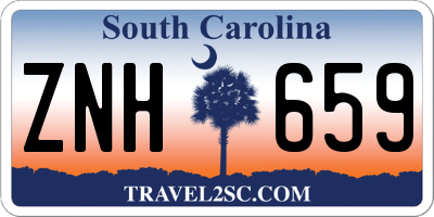 SC license plate ZNH659