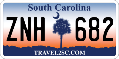 SC license plate ZNH682