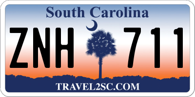 SC license plate ZNH711