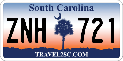 SC license plate ZNH721