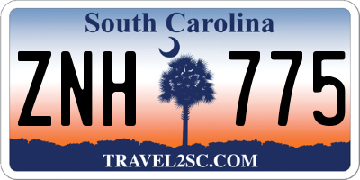 SC license plate ZNH775