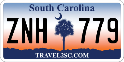SC license plate ZNH779