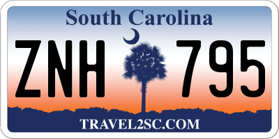 SC license plate ZNH795