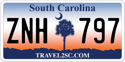 SC license plate ZNH797