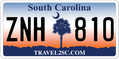 SC license plate ZNH810
