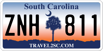 SC license plate ZNH811