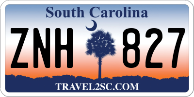 SC license plate ZNH827