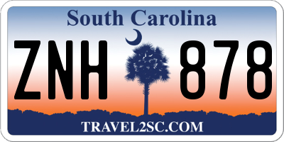 SC license plate ZNH878