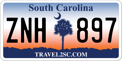 SC license plate ZNH897