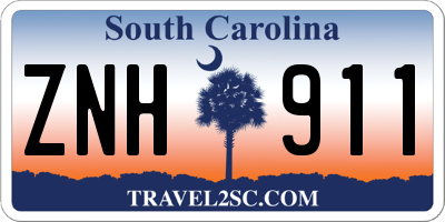 SC license plate ZNH911