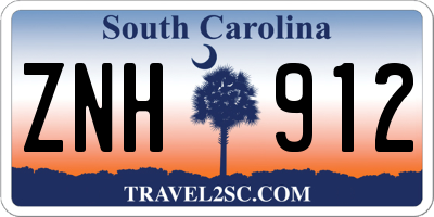 SC license plate ZNH912