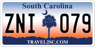 SC license plate ZNI079